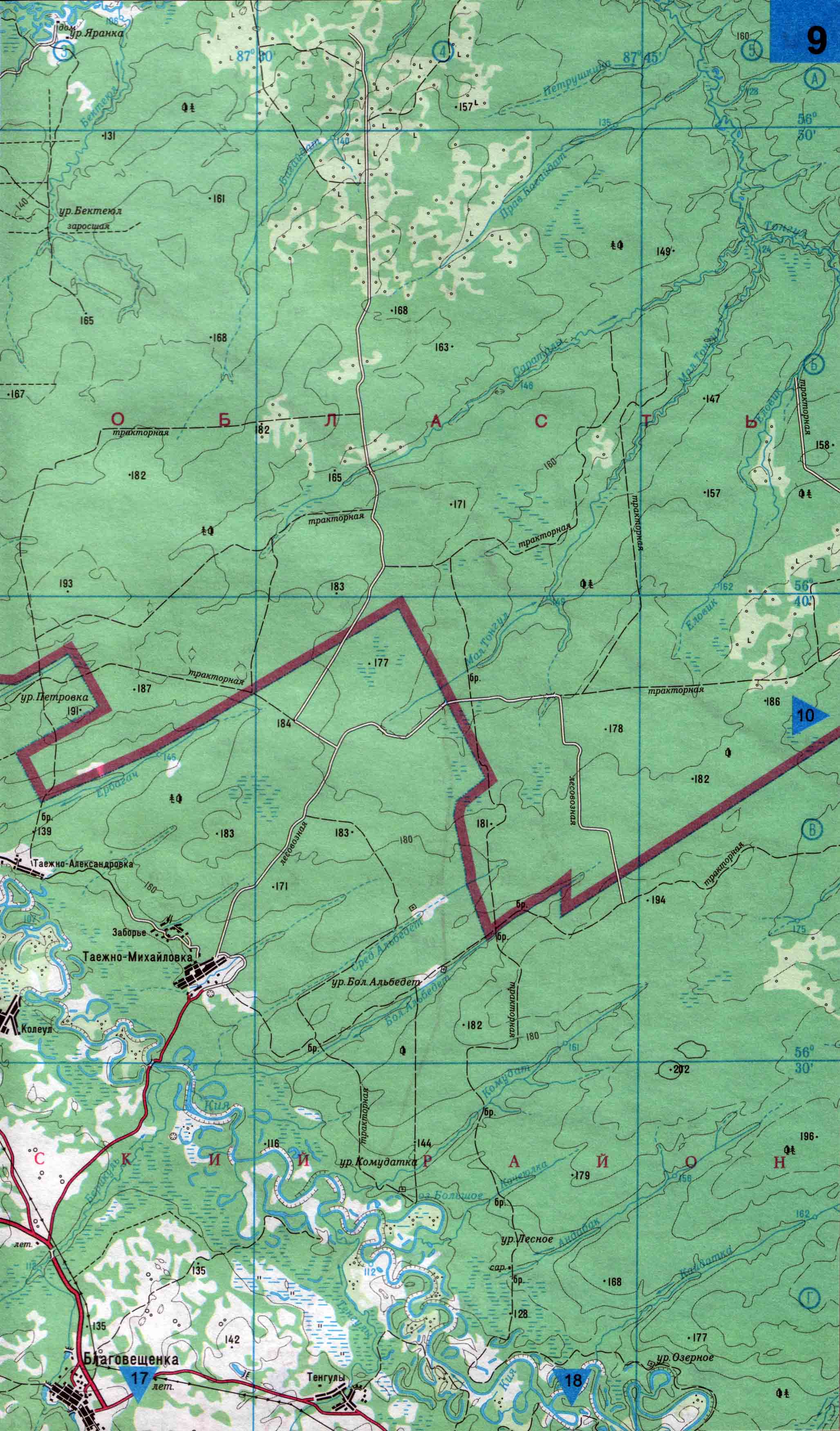 Карта кемеровской области новосибирской области