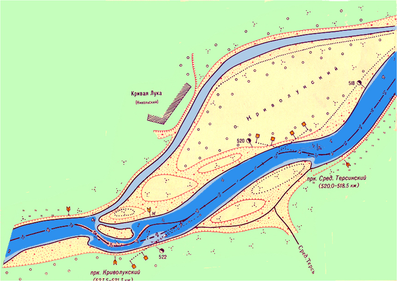 Карта глубин реки тура в тюмени