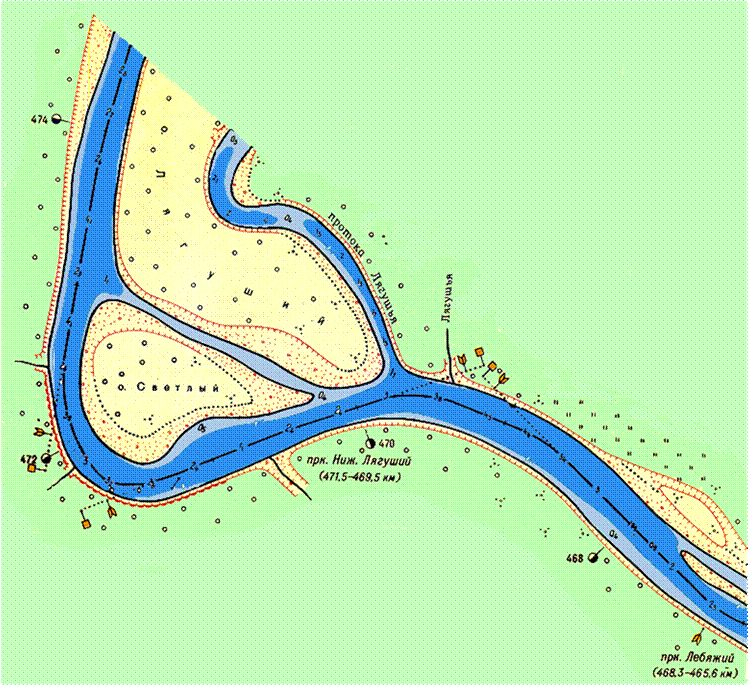 Схема реки томь