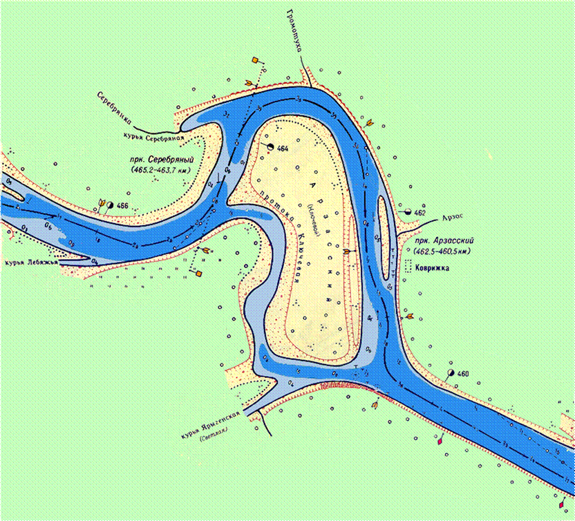 Карта курьи спутник