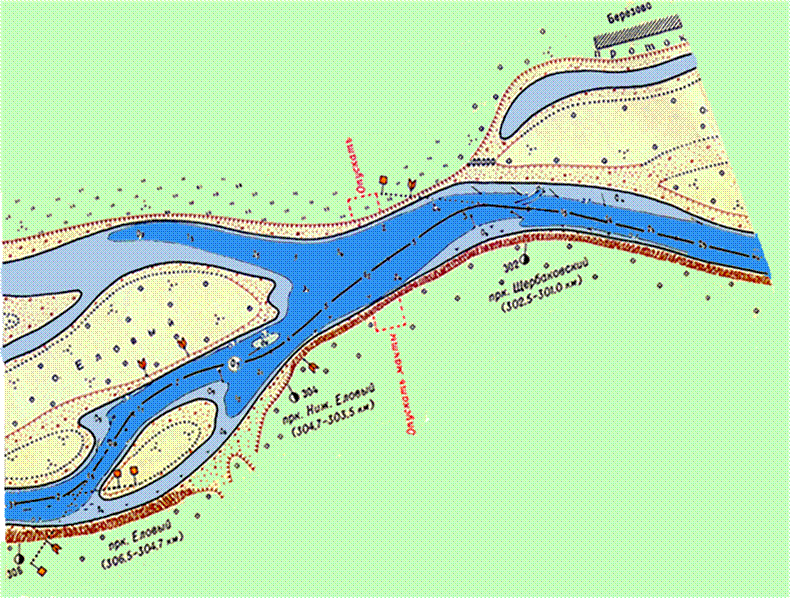 Карта глубин р неман фото