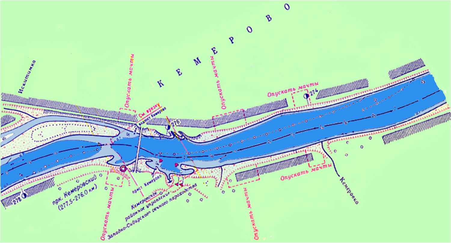 Карта реки томь кемеровская область