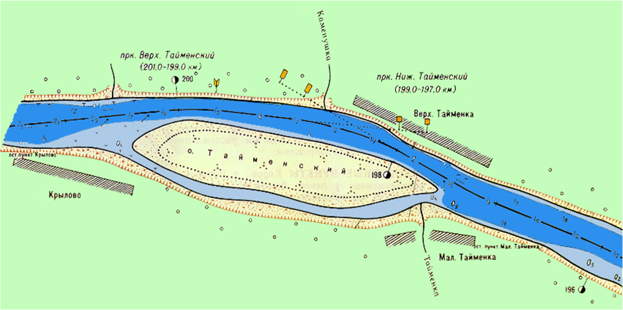 Река томь на карте