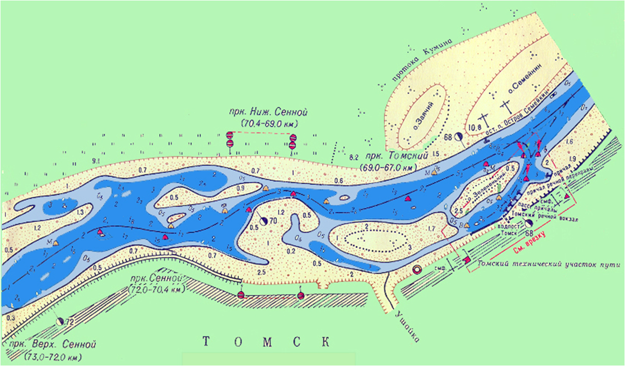 Боярские острова томск где находится. Лоция реки Томь Кемерово. Лоция реки Томь. Карта глубин реки Томь. Лоция реки Томь Новокузнецк.